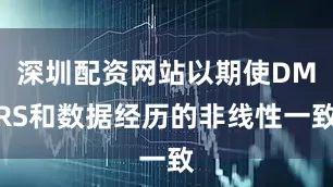 深圳配资网站以期使DMRS和数据经历的非线性一致