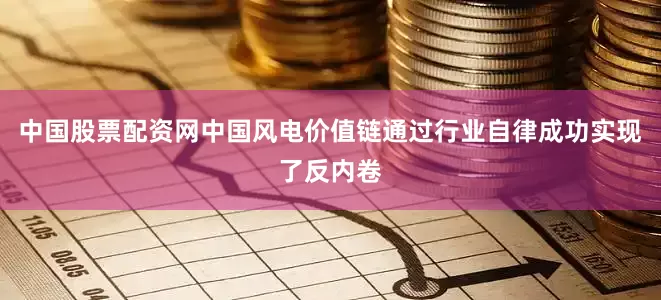 中国股票配资网中国风电价值链通过行业自律成功实现了反内卷